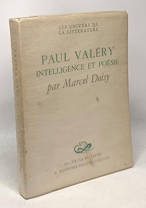 Immagine del venditore per Paul Valry intelligence et posie - les univers de la littrature venduto da crealivres