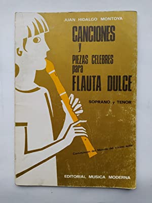 Imagen del vendedor de Canciones y piezas clebres para flauta dulce. Soprano y tenor. a la venta por Libros Tobal