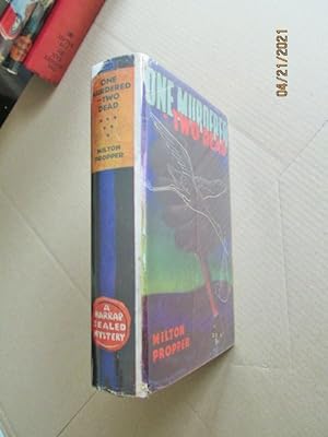 One Murdered Two Dead First Edition Hardback in Original Dustjacket