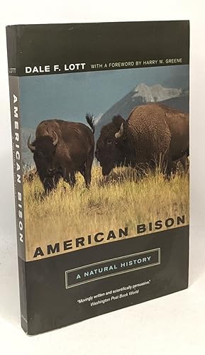 Immagine del venditore per American Bison: A Natural History (Organisms And Environments) venduto da crealivres