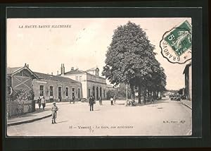 Ansichtskarte Vesoul, la Gare, vue extérieure