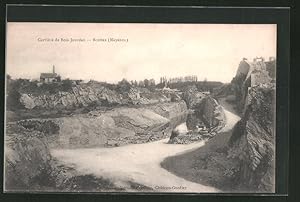 Ansichtskarte Bouére, Carriére de Bois-Jourdan, Steinbruch