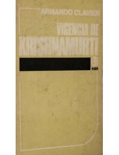 VIGENCIA DE KRISHNAMURTI