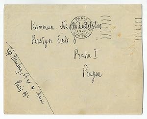 Seller image for Autograph envelope. for sale by Antiquariat INLIBRIS Gilhofer Nfg. GmbH