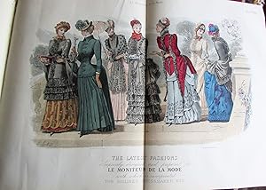 LA MONITEUR DE LA MODE NAMES & ADDRESSES OF MILLINERS & DRESSMAKERS WHO UNDERTAKE TO MAKE UP THE ...