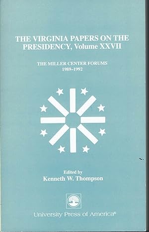 Seller image for The Virginia Papers on the Presidency (Vol. 27) for sale by fourleafclover books