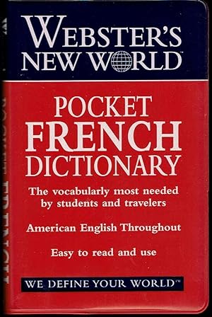 Imagen del vendedor de Webster's New World Pocket French Dictionary English -French, French-English a la venta por fourleafclover books