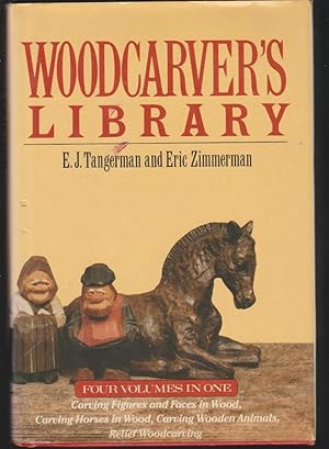 Bild des Verkufers fr Woodcarver's Library: Four Volumes in One Carving Faces and Figures in Wood, Carving Horses in Wood, Carving Wooden Animals, Relief Woodcarving zum Verkauf von fourleafclover books