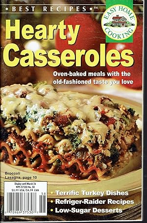 Seller image for Best Recipes: Hearty Casseroles, Easy Home Cooking for sale by fourleafclover books