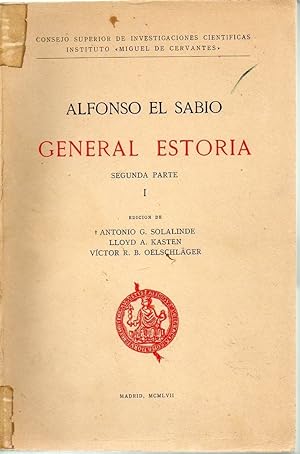 Alfonso El Sabio General Estoria Segunda Parte Vol I