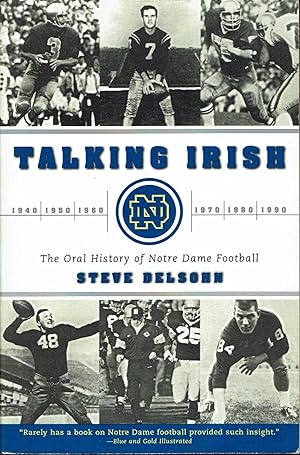 Seller image for Talking Irish: the Oral History of Notre Dame Football for sale by fourleafclover books