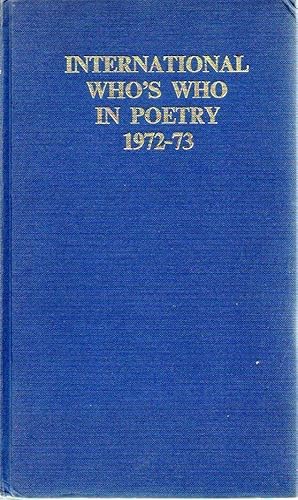 Seller image for International Who's Who in Poetry 3d Ed. for sale by fourleafclover books