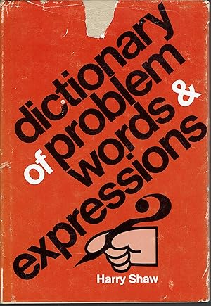 Seller image for Dictionary of Problem Words and Expressions for sale by fourleafclover books