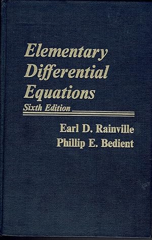 Imagen del vendedor de Elementary Differential Equations Sixth Edition a la venta por fourleafclover books