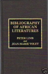 Seller image for Bibliography of African Literatures (Area Bibliographies Ser., Vol. 10) for sale by fourleafclover books