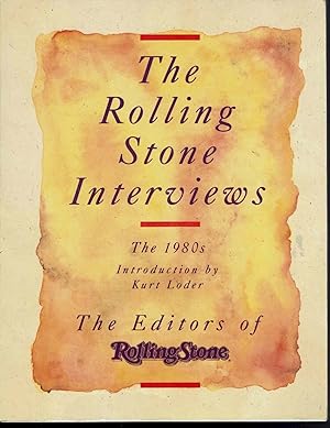 Image du vendeur pour The Rolling Stone Interviews: The 1980s mis en vente par fourleafclover books