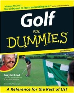 Seller image for Golf for Dummies for sale by fourleafclover books