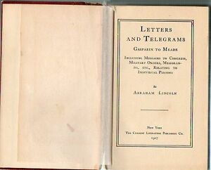 Image du vendeur pour Letters and Telegrams: Gasparin To Meade mis en vente par fourleafclover books