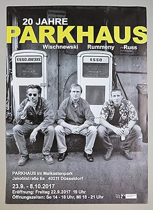 Wischnewski, Rummeny, Russ, Ausstellungsplakat Parkhaus 2017