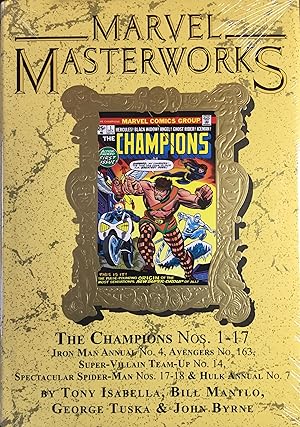 Image du vendeur pour MARVEL MASTERWORKS Vol. 229 (Gold Foil Variant) : The CHAMPIONS Nos. 1-17, and more. mis en vente par OUTSIDER ENTERPRISES