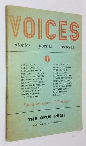 Immagine del venditore per Voices: 6: Stories, Poems, Articles venduto da Hadwebutknown