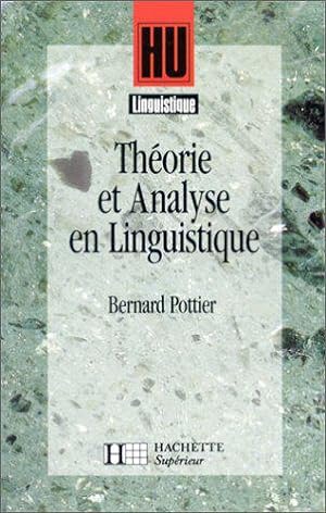 Bild des Verkufers fr Thorie et analyse en linguistique - Livre de l'lve - Edition 1992 zum Verkauf von JLG_livres anciens et modernes