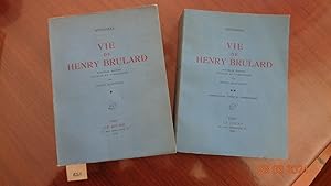 Vie De Henry Brulard (deux tomes) Nouvelle Édition Établie et Commentée Par Henri Martineau .2 Vo...