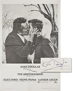 Seller image for The Brotherhood (Original poster for the 1968 film signed by Kirk Douglas) for sale by Royal Books, Inc., ABAA