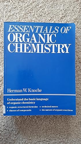 Seller image for Essentials of Organic Chemistry UNUSED for sale by Darby Jones