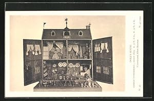 Bild des Verkufers fr Ansichtskarte London, Victoria and Alberts Museum, Doll`s House, Puppenhaus zum Verkauf von Bartko-Reher