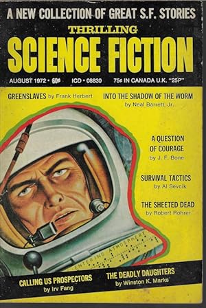 Seller image for THRILLING SCIENCE FICTION: August, Aug. 1972 for sale by Books from the Crypt