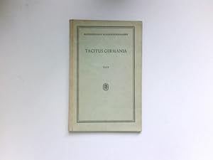 Bild des Verkufers fr Tacitus Germania : zum Verkauf von Antiquariat Buchhandel Daniel Viertel