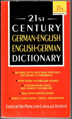 Immagine del venditore per 21st Century German-English English-German Dictionary./21st Century German-English English-German Dictionary. venduto da Leonardu