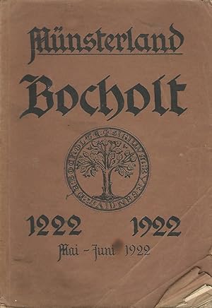 Münsterland. Bocholt. 1222 - 1922. Mai - Juni 1922.