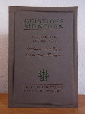 Imagen del vendedor de Aufgaben und Ziele des heutigen Theaters. Zwei Ansprachen (Geistes Mnchen Band 6) a la venta por Antiquariat Weber