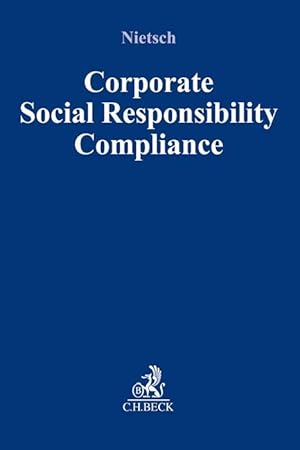 Imagen del vendedor de Corporate Social Responsibility and Compliance a la venta por moluna