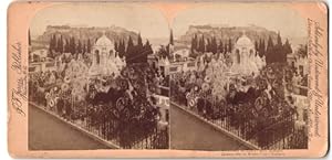 Fotografie J. F. Jarvis, Washington D. C., Ansicht Monte Carlo, Cemetery at Monte Carlo, Friedhof