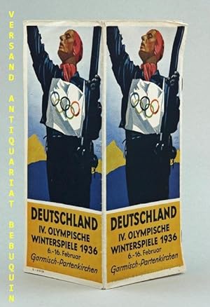 (Hrsg.) Deutschland - IV. Olympische Winterspiele 1936. 6. - 16. Februar - Garmisch Partenkirchen...