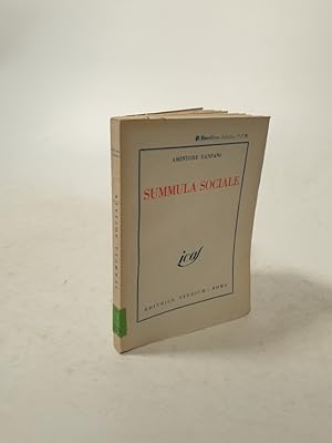 Bild des Verkufers fr Summula sociale secondo l'insegnamento pontificio. zum Verkauf von Antiquariat Bookfarm
