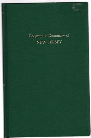 Imagen del vendedor de A Geographic Dictionary of New Jersey a la venta por McCormick Books