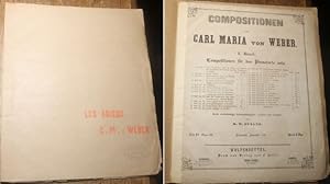 Compositionen von Carl Maria von Weber / Band 1, Compositionen für das Pianoforte solo. 1, Heft 1...