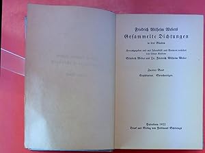 Imagen del vendedor de Friedrich Wilhelm Webers gesammelte Dichtungen in drei Bnde. ZWEITER BAND. Erzhlendes. Spruchartiges. a la venta por biblion2