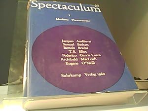Spectaculum III. Sieben moderne Theaterstücke: Jacques Audiberti "Quoat-Quoat", Samuel Beckett "D...