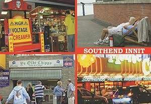 Southend Fish & Chip Shop Amusements Kentucky Fried Chicken Postcard