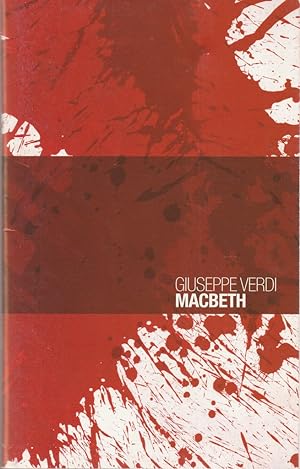 Bild des Verkufers fr Programmheft Giuseppe Verdi MACBETH Premiere 3. Oktober 2005 Spielzeit 2005 / 2006 zum Verkauf von Programmhefte24 Schauspiel und Musiktheater der letzten 150 Jahre