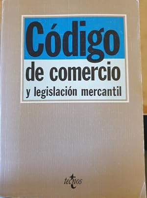 Seller image for CODIGO DE COMERCIO Y LEGISLACION MERCANTIL. for sale by Libreria Lopez de Araujo