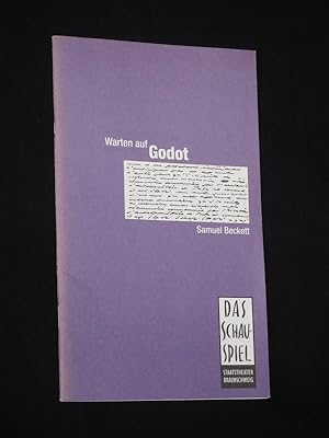 Seller image for Programmheft 17 Staatstheater Braunschweig 1996/ 97. WARTEN AUF GODOT von Samuel Beckett. Insz.: Michael Heicks, Ausstattung: Martin Warth, techn. Ltg.: Heiner Heumann. Mit Wolfram Durben, Hans Piesbergen, Gnter Hutsch, Renatus Scheibe und Heinz W. Krckeberg for sale by Fast alles Theater! Antiquariat fr die darstellenden Knste