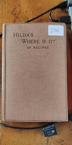 Imagen del vendedor de Hilad's "Where is it?" of Recipes a la venta por True Prue Books