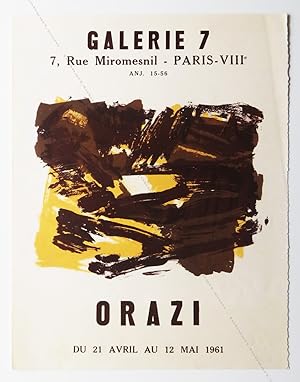 ORAZI. (Affiche d'exposition / exhibition poster).
