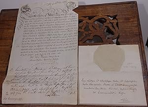 Interessanter Brief im Namen von König Friedrich II. von Preußen, signiert vom Großkanzler Johann...